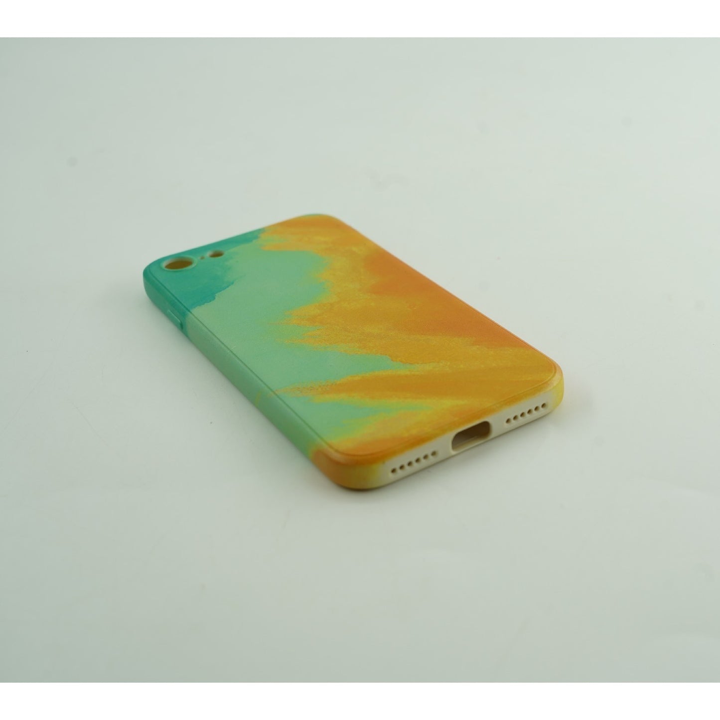 Husa protectie Flippy compatibila cu Apple iPhone XR Tpu Ombre, Verde/Portocaliu-4
