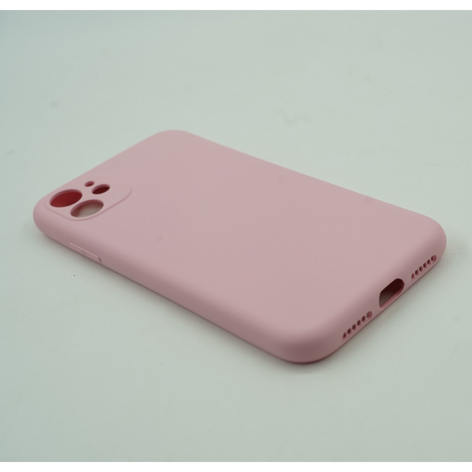 Husa protectie Flippy compatibila cu Apple iPhone 11 Liquid Silicone Roz-5