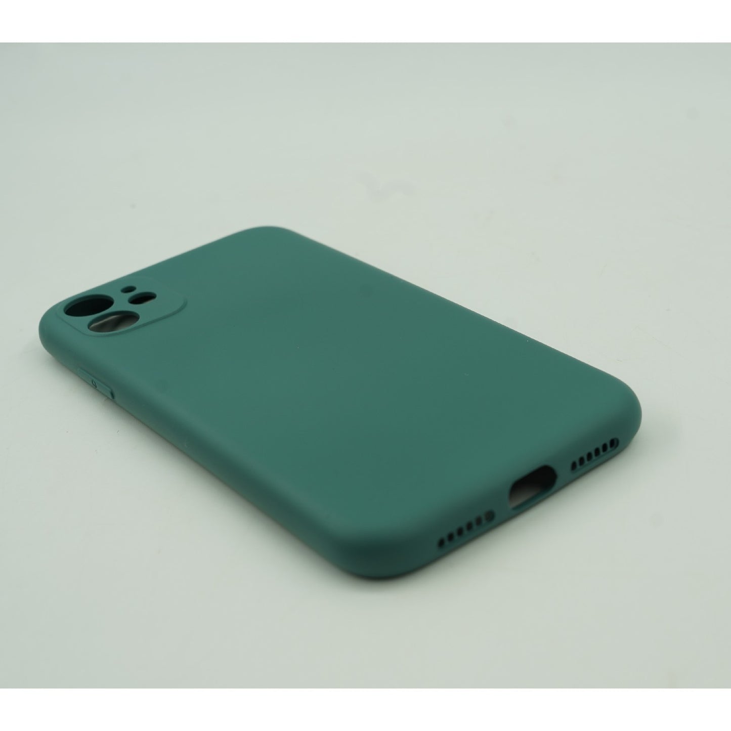 Husa protectie Flippy compatibila cu Apple iPhone 11 Liquid Silicone Verde-5