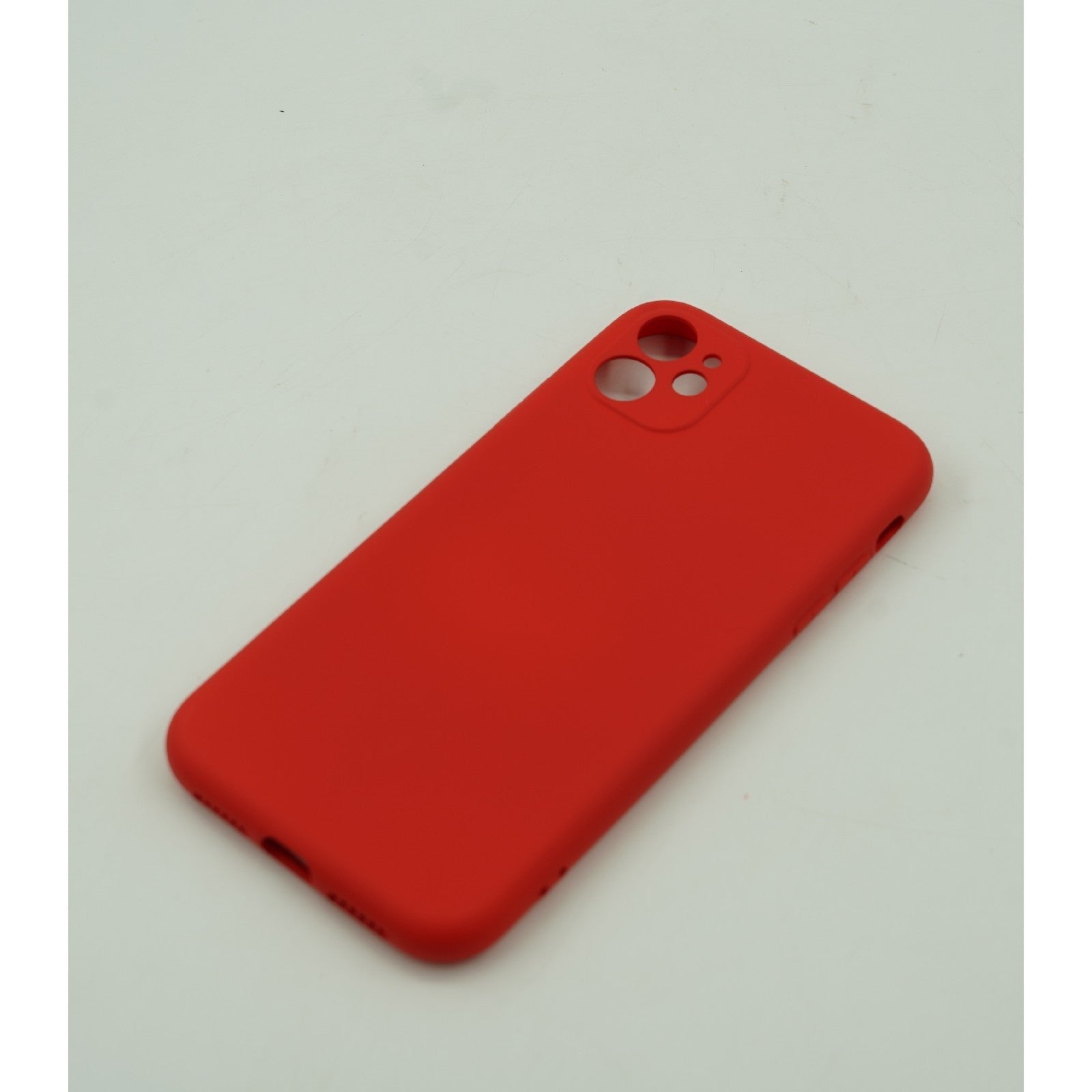 Husa protectie,Flippy, compatibila cu Apple iPhone 12 Liquid Silicone Case Rosu-2