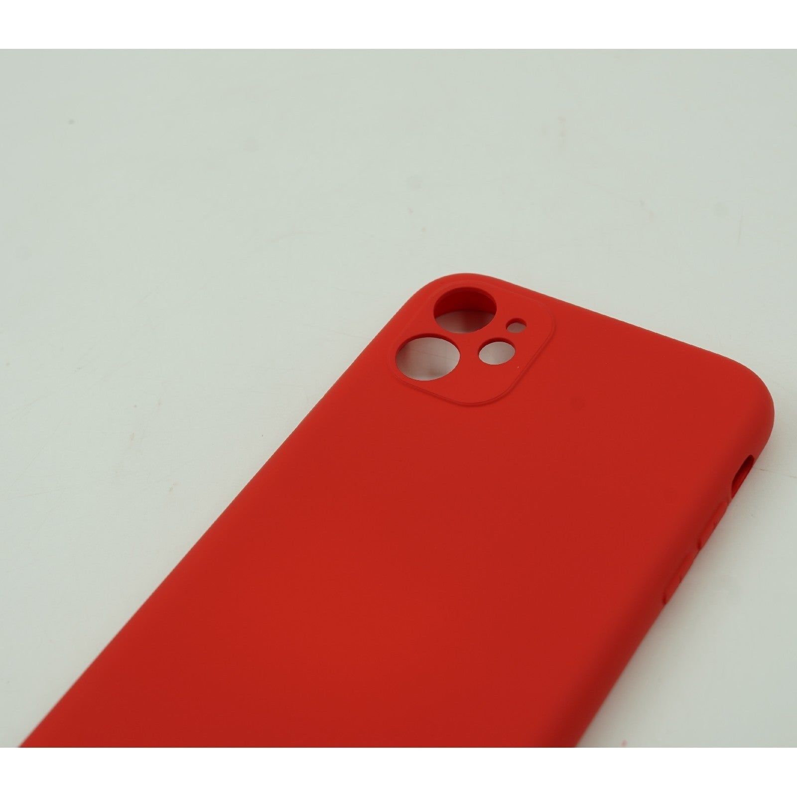 Husa protectie,Flippy, compatibila cu Apple iPhone 12 Liquid Silicone Case Rosu-3