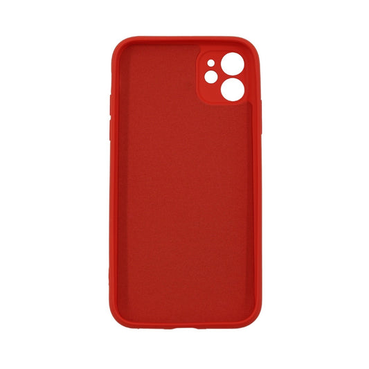 Husa protectie, Flippy, compatibila cu Apple iPhone 12 Pro Liquid Silicone Rosu-1