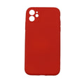 Husa protectie, Flippy, compatibila cu Apple iPhone 12 Pro Liquid Silicone Rosu-0