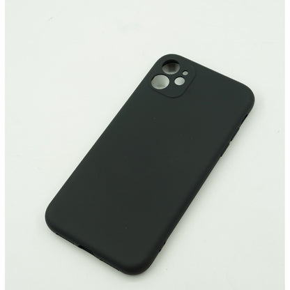 Husa protectie, Flippy, compatibila cu Apple iPhone 12 Pro Max Liquid Silicone Negru-2