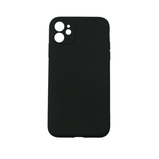 Husa protectie, Flippy, compatibila cu Apple iPhone 12 Pro Max Liquid Silicone Negru-0
