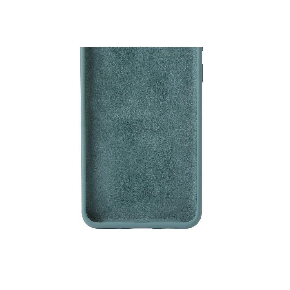 Husa protectie Flippy compatibila cu Huawei Nova 5T Liquid Silicone Case Verde-2