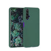Husa protectie Flippy compatibila cu Huawei Nova 5T Liquid Silicone Case Verde-0