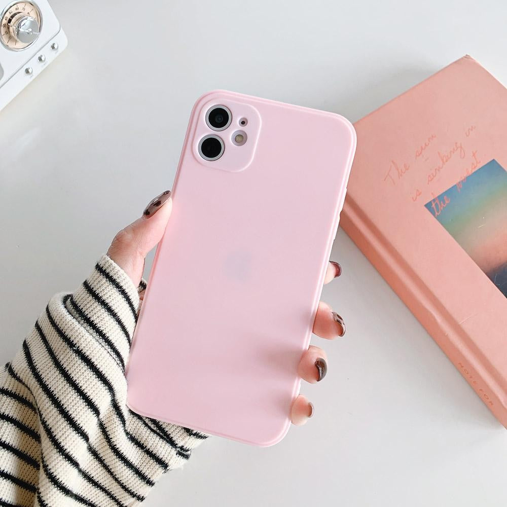 Husa protectie Flippy compatibila cu Huawei P Smart 2020 Liquid Silicone Case Roz-1