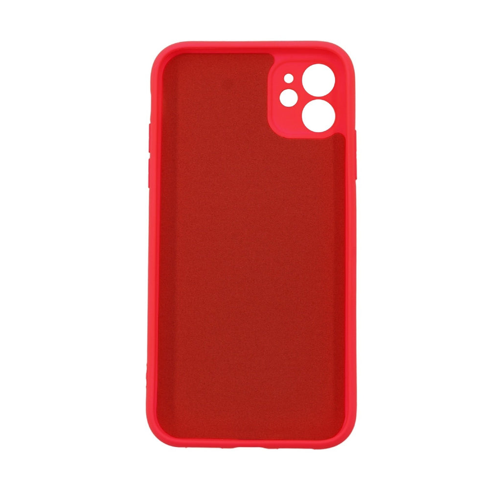 Husa protectie Flippy compatibila cu Huawei P30 Lite Liquid Silicone Case Fucshia-1