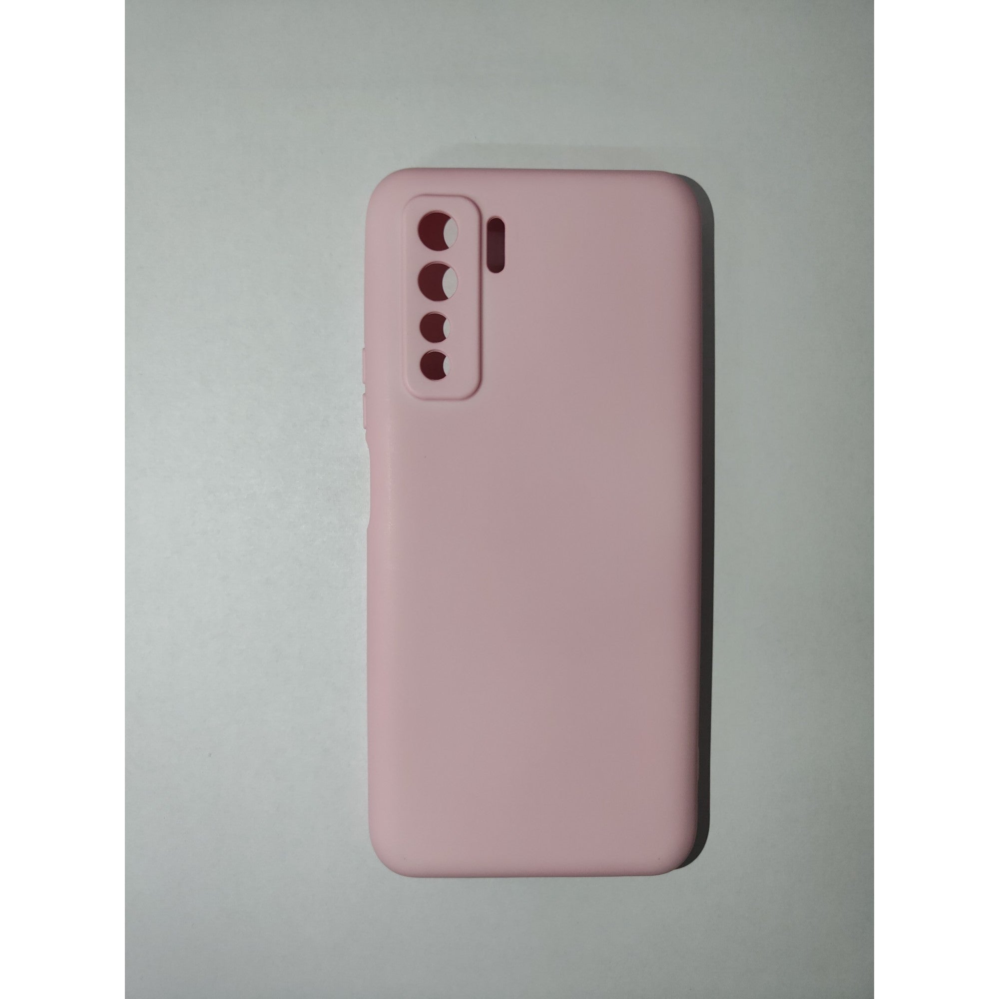 Husa protectie Flippy compatibila cu Huawei P40 Lite 5G Liquid Silicone Case Roz-2