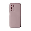 Husa protectie Flippy compatibila cu Huawei P40 Lite 5G Liquid Silicone Case Roz-0