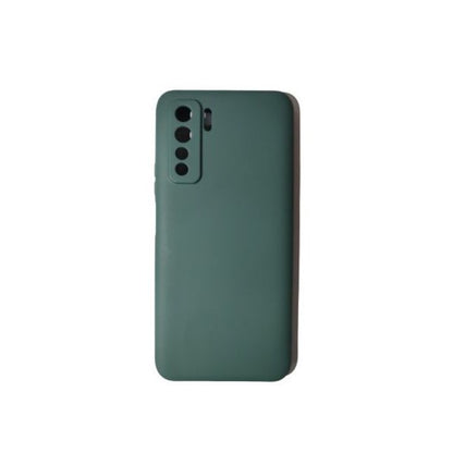 Husa protectie Flippy compatibila cu Huawei P40 Lite 5G Liquid Silicone Case Verde-0