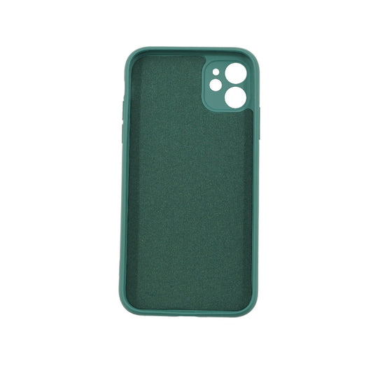 Husa protectie Flippy compatibila cu Huawei P40 Pro Liquid Silicone Case Verde-1