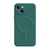 Husa Protectie Flippy Compatibila cu iPhone 14 Pro, Liquid MagSafe, Ring-Shaped, Magnetica, Verde-0