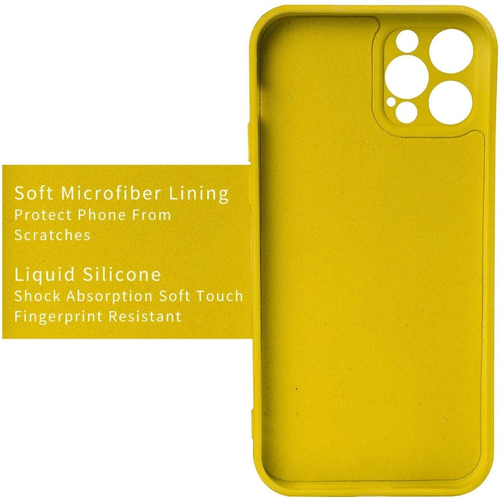 Husa protectie Flippy compatibila cu Samsung A32 5G Liquid Silicone Ring cu suport rotativ Galben-4