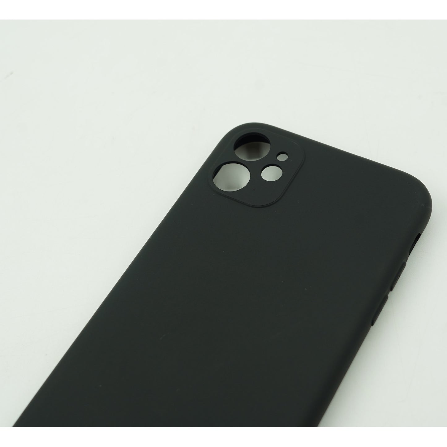 Husa protectie Flippy compatibila cu Samsung Galaxy A02S Liquid Silicone Case Negru-3