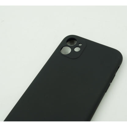 Husa protectie Flippy compatibila cu Samsung Galaxy A02S Liquid Silicone Case Negru-3