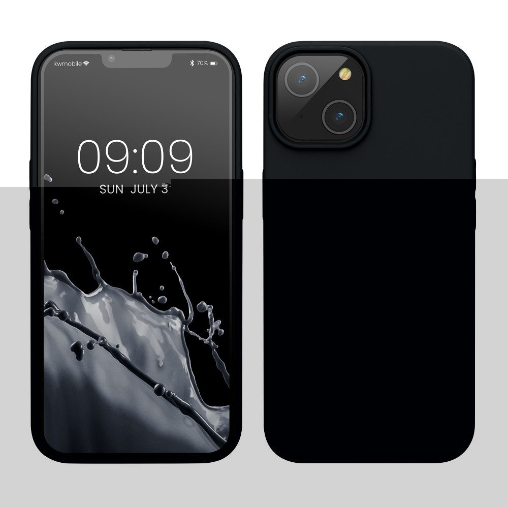 Husa protectie Flippy compatibila cu Samsung Galaxy A02S Liquid Silicone Case Negru-7