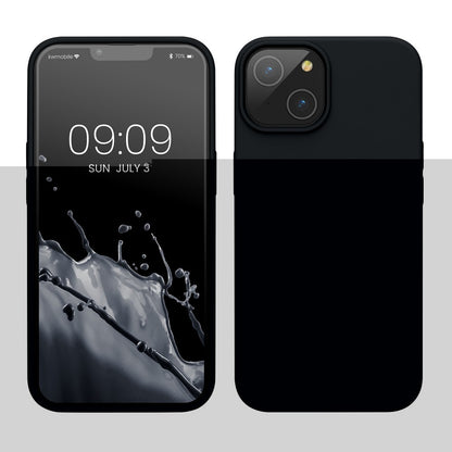 Husa protectie Flippy compatibila cu Samsung Galaxy A02S Liquid Silicone Case Negru-7