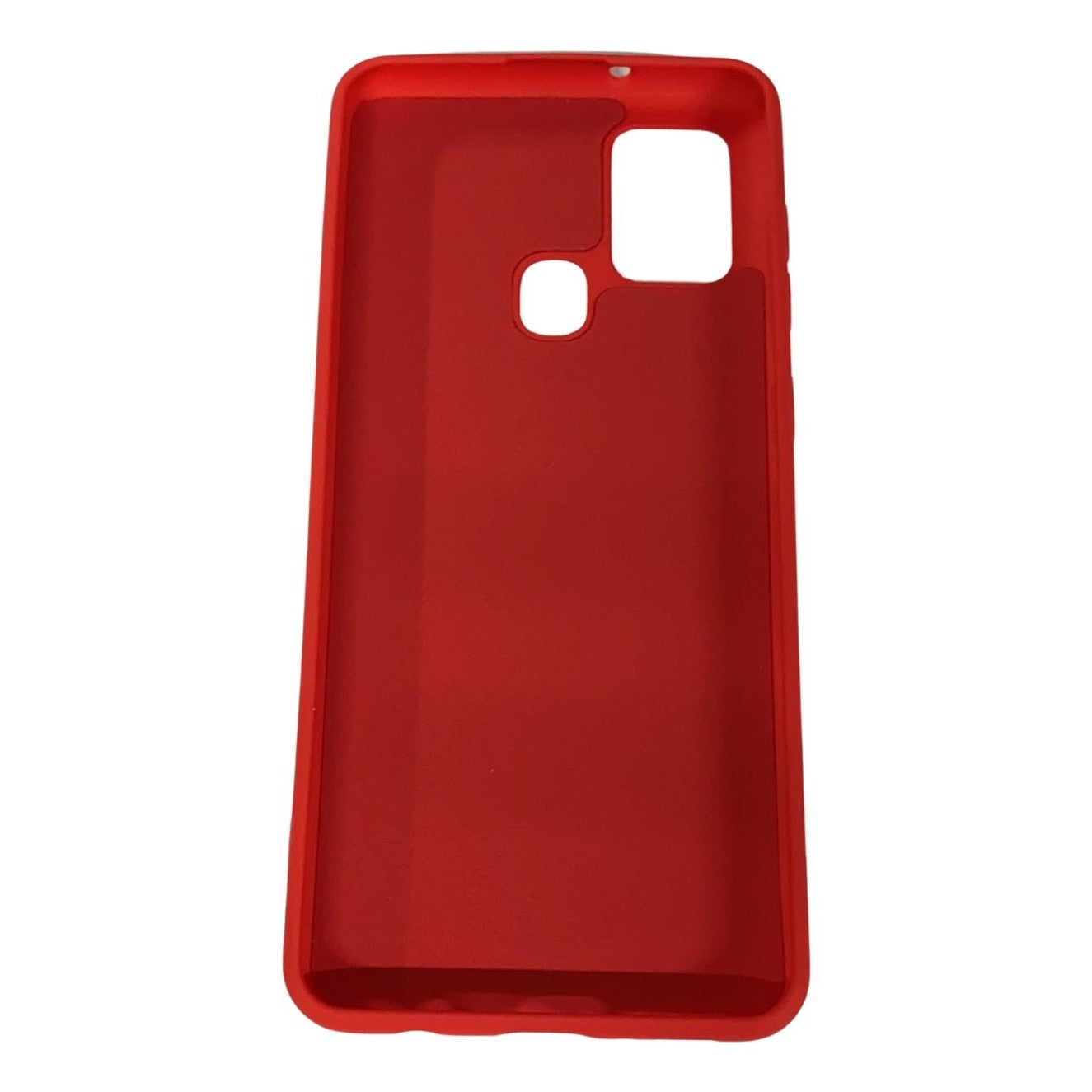 Husa protectie Flippy compatibila cu Samsung Galaxy A21S Liquid Silicone Case Rosu-8
