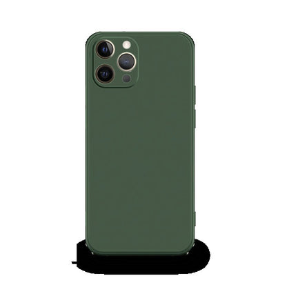 Husa protectie Flippy compatibila cu Samsung Galaxy A21S Liquid Silicone Case Verde-3