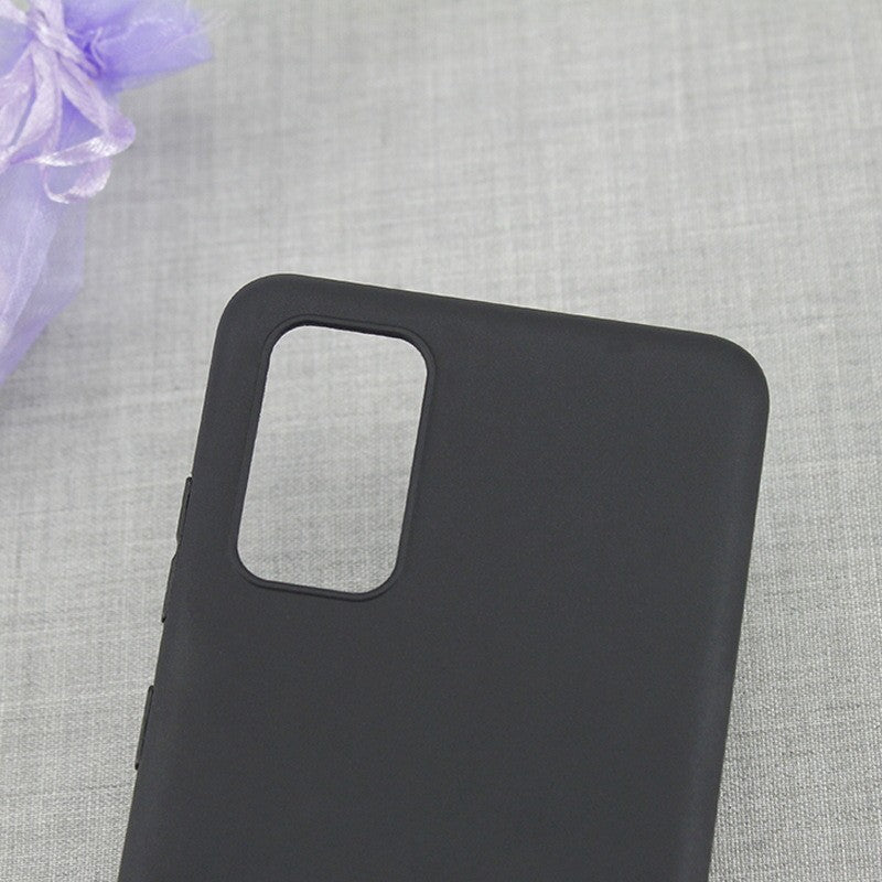Husa protectie Flippy compatibila cu Samsung Galaxy A51 4G Liquid Silicone Case Negru-3