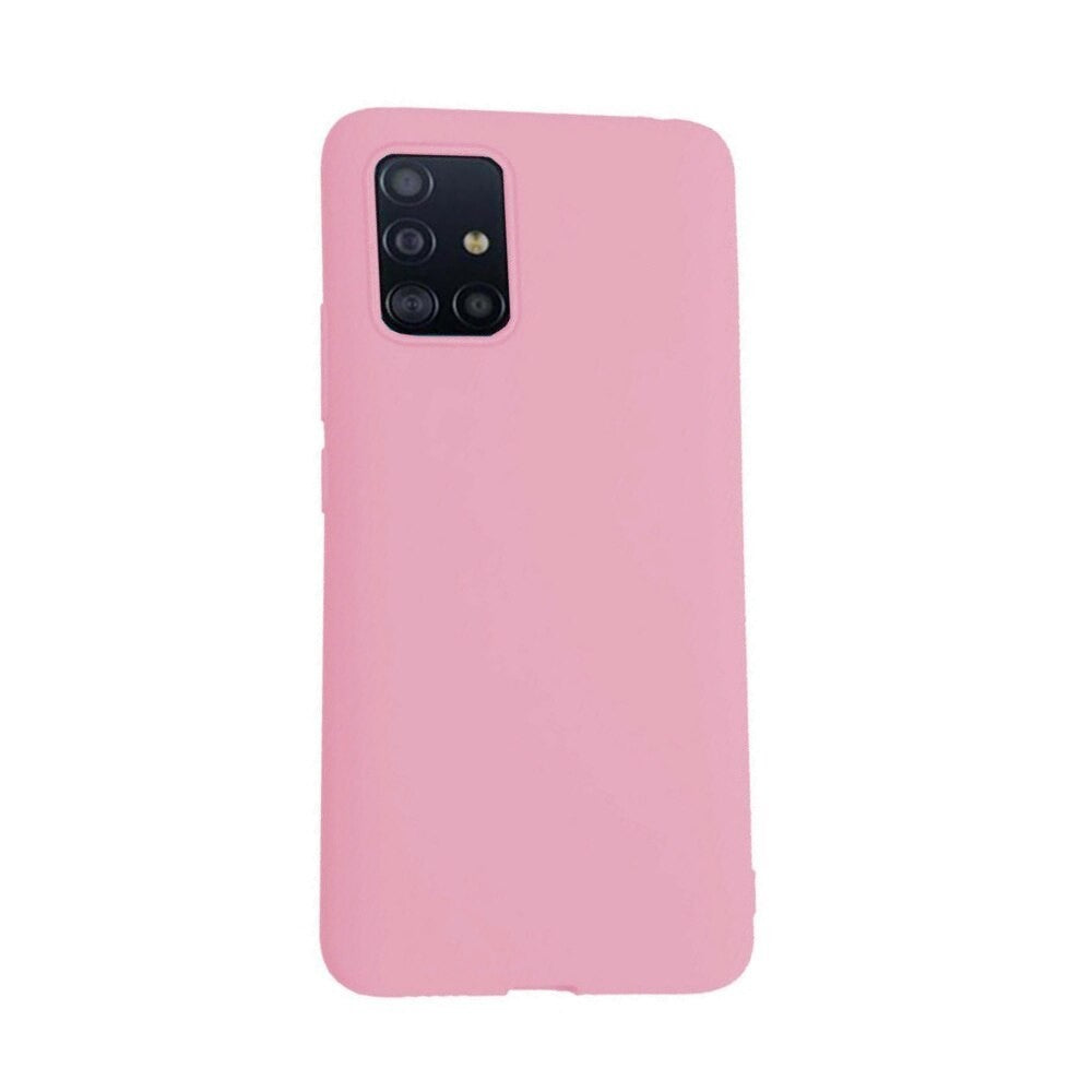 Husa protectie Flippy compatibila cu Samsung Galaxy A51 Matte Tpu Roz-2