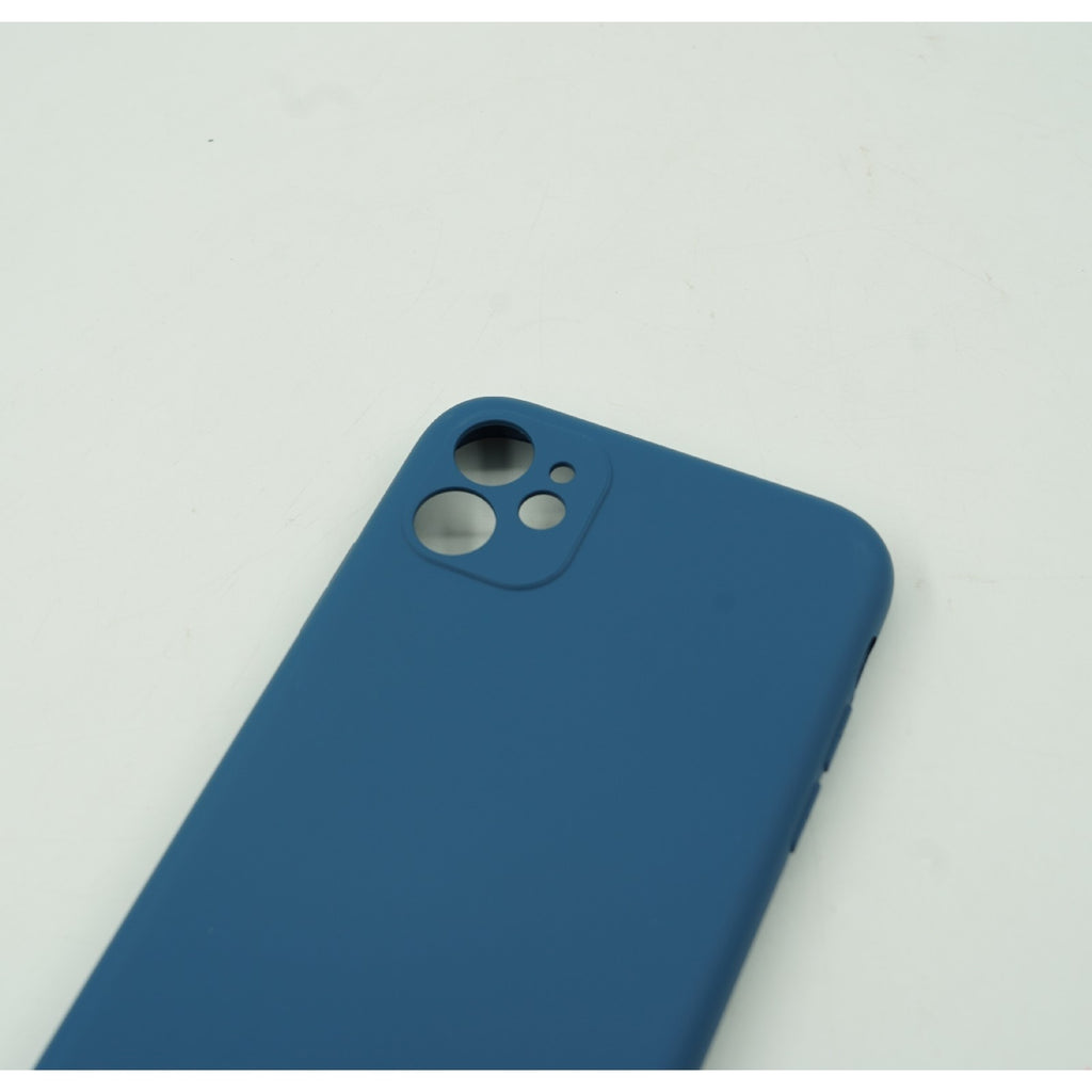 Husa protectie Flippy compatibila cu Samsung Galaxy A72 Liquid Silicone Case Albastru inchis-3