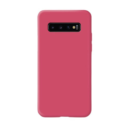 Husa protectie Flippy compatibila cu Samsung Galaxy S10 E Liquid Silicone Case Fuchsia-1