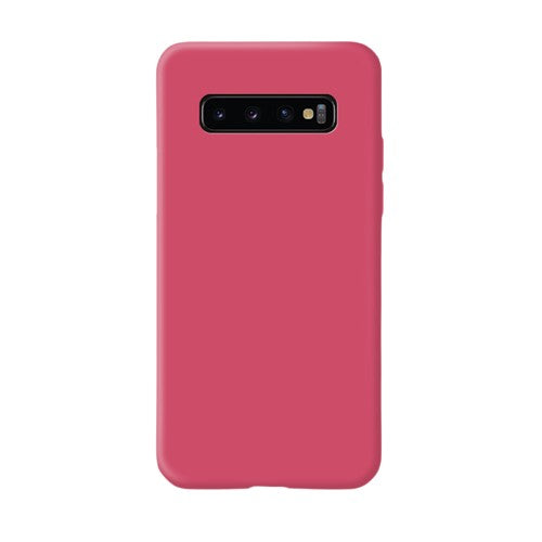 Husa protectie Flippy compatibila cu Samsung Galaxy S10 E Liquid Silicone Case Fuchsia-1