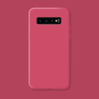 Husa protectie Flippy compatibila cu Samsung Galaxy S10 E Liquid Silicone Case Fuchsia-3