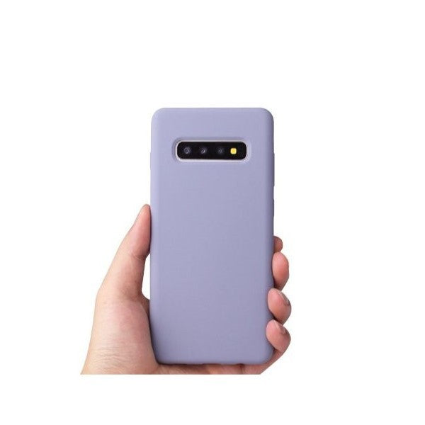 Husa protectie Flippy compatibila cu Samsung Galaxy S10 Liquid Silicone Case Mov-0