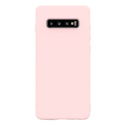 Husa protectie Flippy compatibila cu Samsung Galaxy S10E Matte Tpu Roz-1