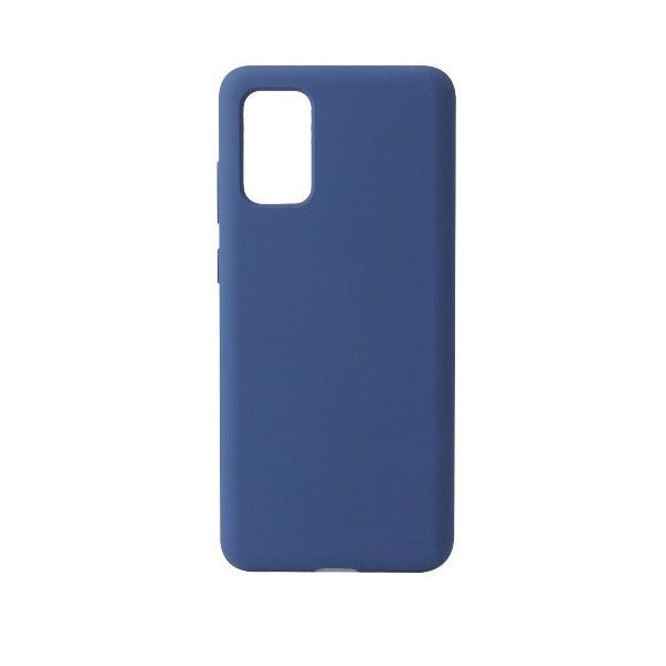 Husa protectie Flippy compatibila cu Samsung Galaxy S21 Ultra Liquid Silicone Case Albastru-0
