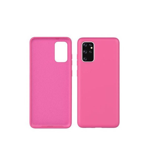 Husa protectie Flippy compatibila cu Samsung Galaxy S21 Ultra Liquid Silicone Case, Fuchsia-0