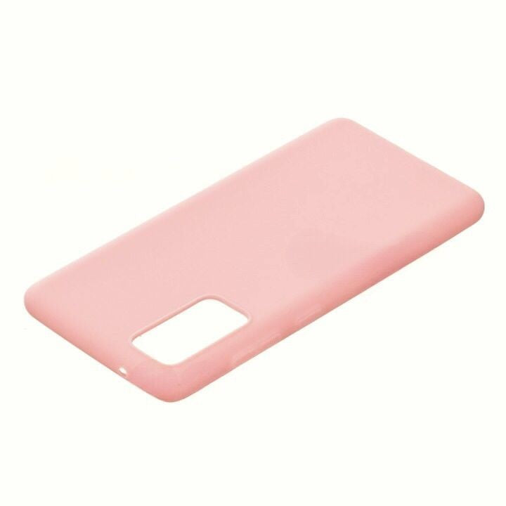 Husa protectie Flippy compatibila cu Samsung Galaxy S21 Ultra Liquid Silicone Case Roz-1