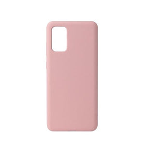 Husa protectie Flippy compatibila cu Samsung Galaxy S21 Ultra Liquid Silicone Case Roz-0