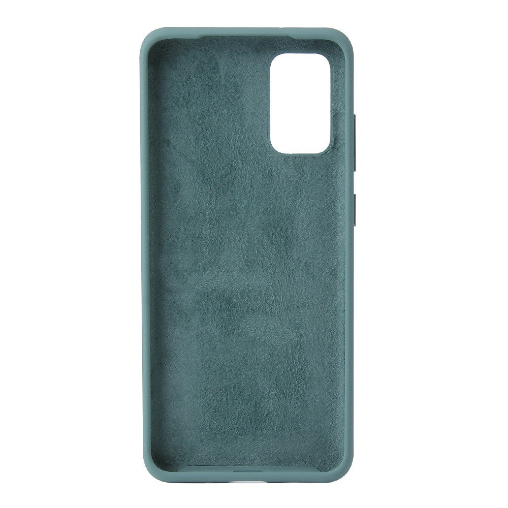 Husa protectie Flippy compatibila cu Samsung Galaxy S21 Ultra Liquid Silicone Case Verde-2