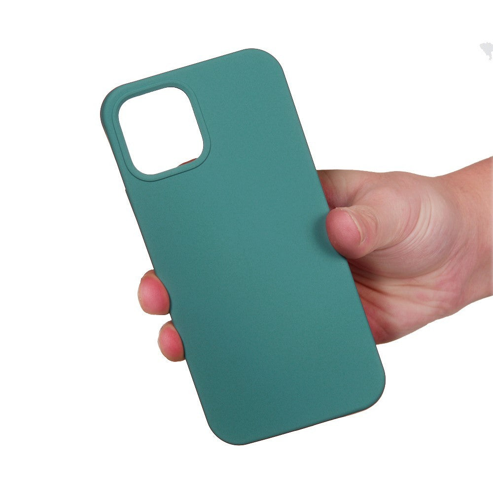 Husa protectie Flippy compatibila cu Samsung S20 FE Liquid Silicone Verde-2