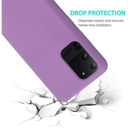 Husa protectie Flippy compatibila cu Samsung S20 Ultra Liquid Silicone Case Mov-1