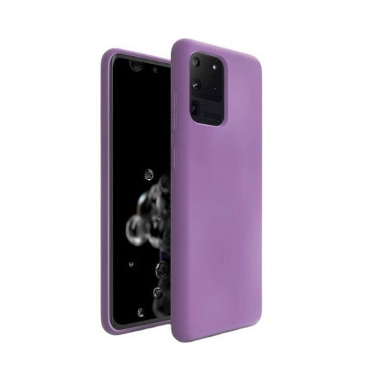 Husa protectie Flippy compatibila cu Samsung S20 Ultra Liquid Silicone Case Mov-0