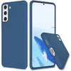 Husa protectie Flippy compatibila cu Samsung S21 5G Liquid Silicone Case Albastru inchis-0