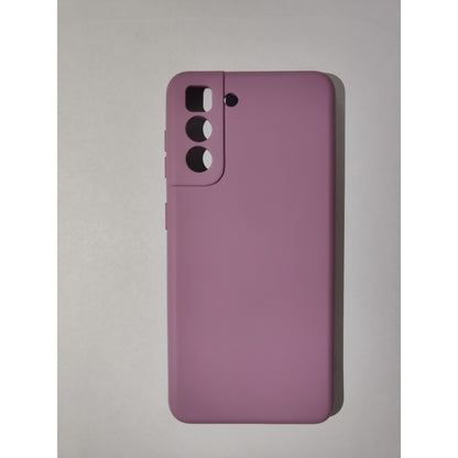 Husa protectie Flippy compatibila cu Samsung S21 5G Liquid Silicone Case Mov-2