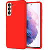 Husa protectie Flippy compatibila cu Samsung S21 5G Liquid Silicone Case Rosu-0