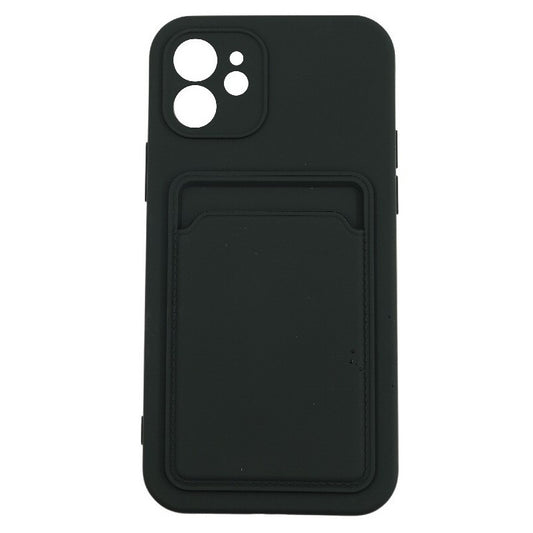Husa protectie Flippy cu suport card compatibila cu Apple iPhone 11 Pro Negru-0