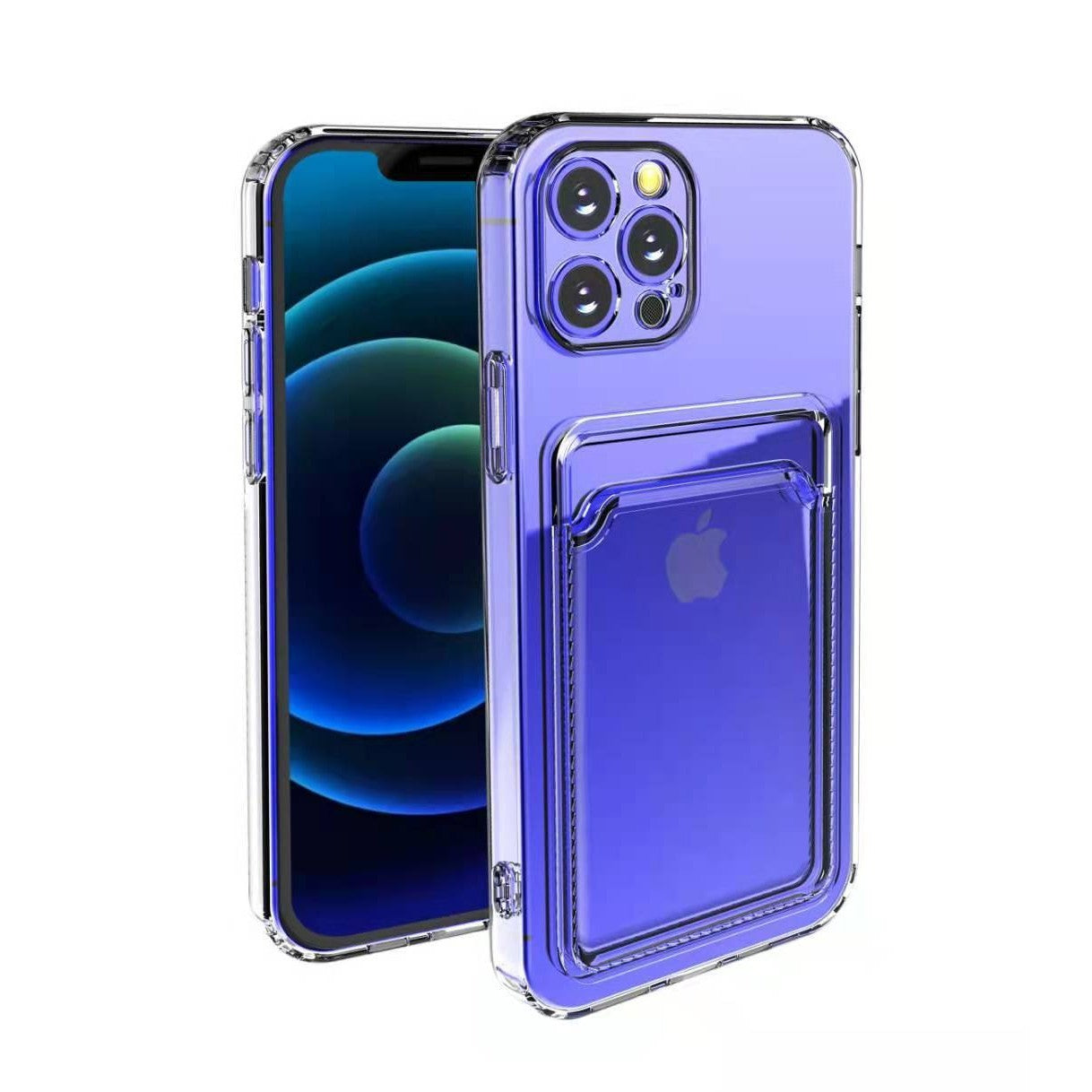 Husa protectie Flippy cu suport card compatibila cu Samsung Galaxy A02S Transparent-0