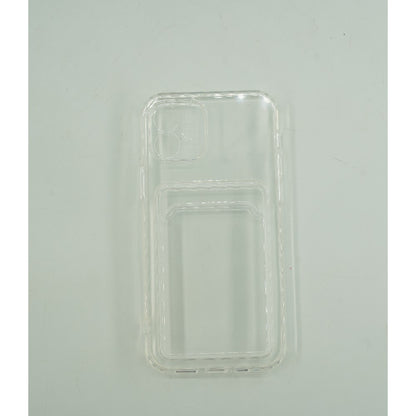 Husa protectie Flippy cu suport card compatibila cu Samsung Galaxy S10 Plus Transparent-3