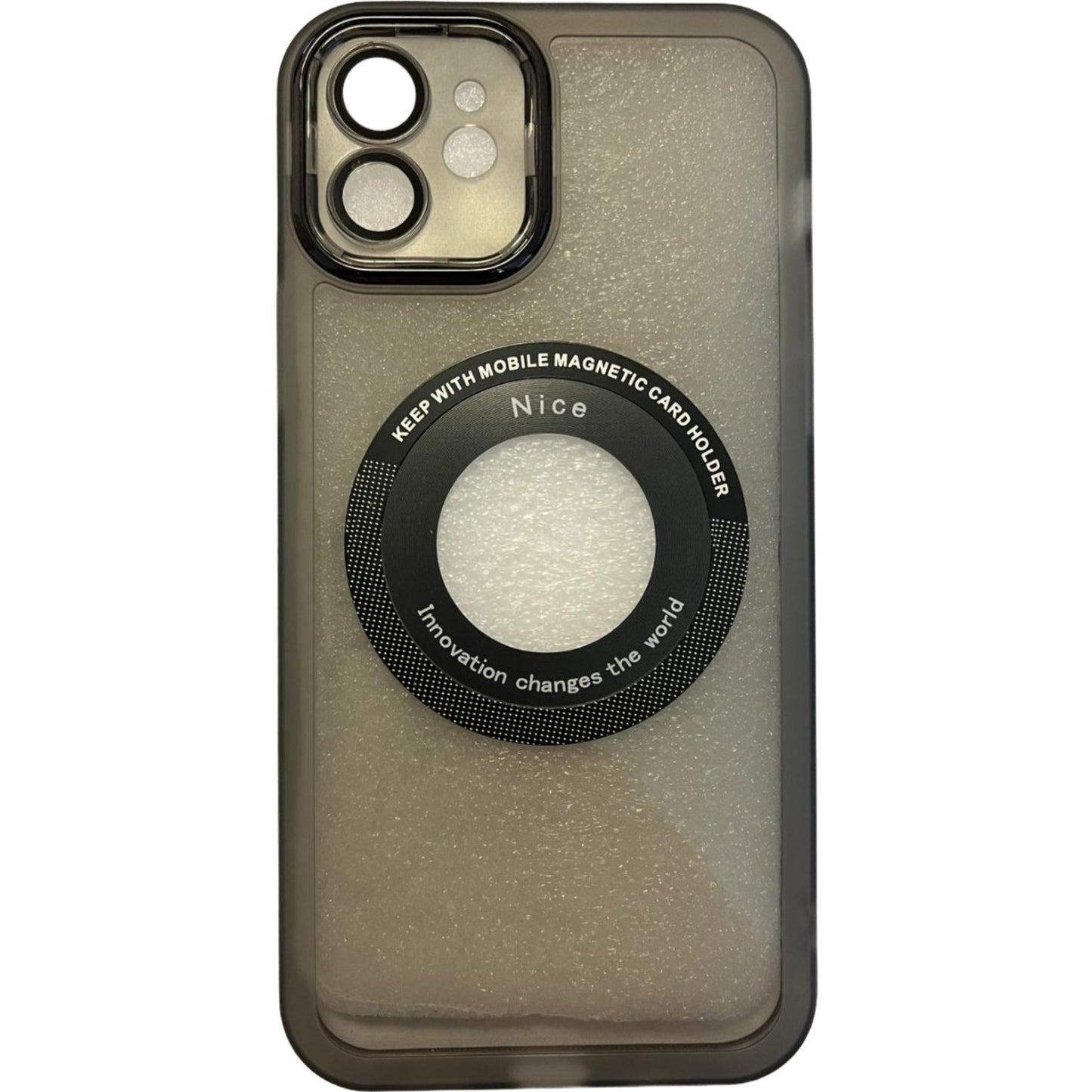Husa protectie Flippy pentru Apple iPhone 11, decupaj logo, magnetica, Protectie Camera, Negru-0