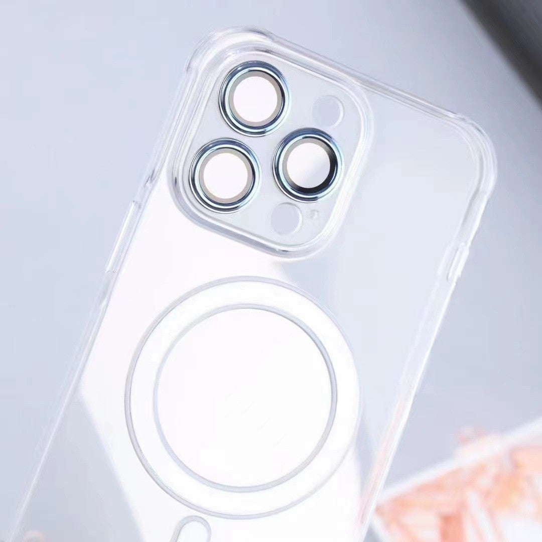 Husa protectie Flippy pentru Apple iPhone 13 Pro, MagSafe Silicone, Protectie si folie camera inclusa, protectie camera,Fumuriu-1