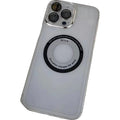 Husa protectie MagSafe TPU, Flippy, pentru iPhone 14 Plus, cu decupaj logo, Folie Sticla Camera, Transparent-0